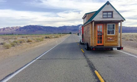 Why one couple is dragging their tiny home across the US