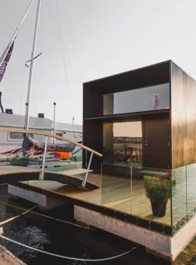 Floating Koda series prefab tiny home