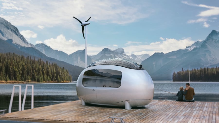 Ecocapsule off grid tiny house