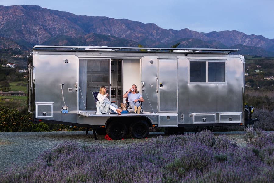 Exterior of the Living Vehicle Off Grid Tiny House