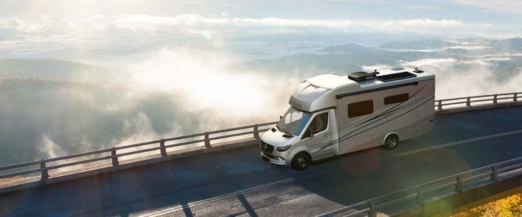 Tiffin Wayfarer 25TW RV on the road