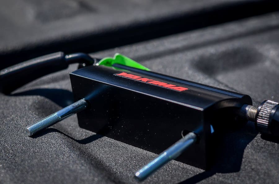 Truck bed bike rack part