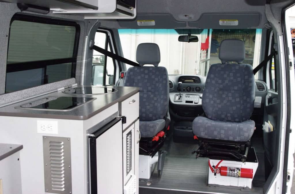 ram promaster campervan conversion by Van Specialties