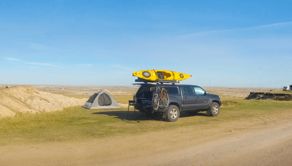 badlands boondocking area