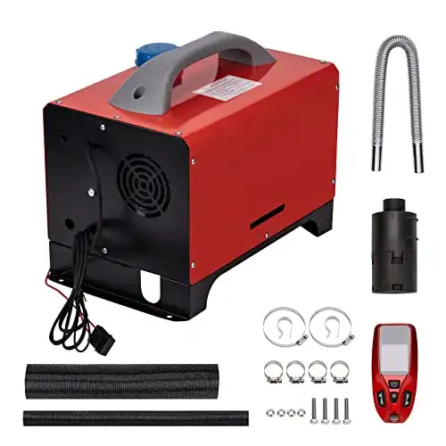 WAYSKA Diesel Heater Controller, Diesel Air Heater LCD Monitor with Remote Control for 12V/24V 2KW, 3KW, 5KW, 8KW Parking Heater