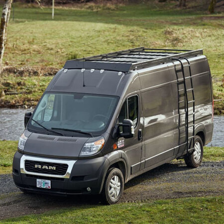 flatline van co promaster low pro roof rack