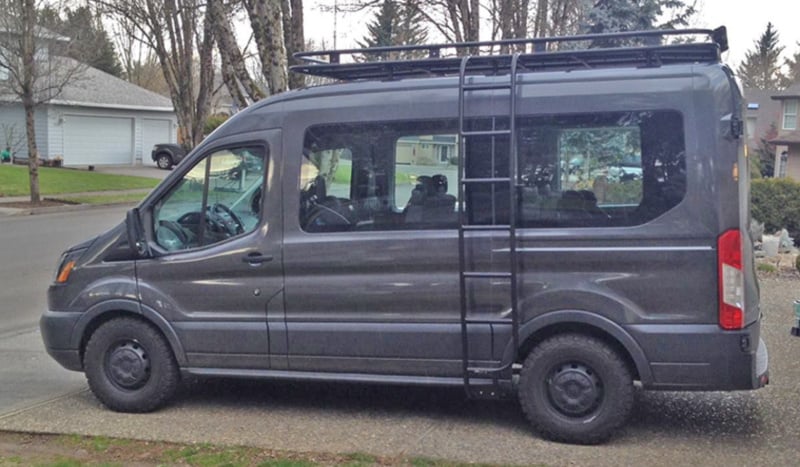 Aluminess Ford Transit Standard Roof Racks