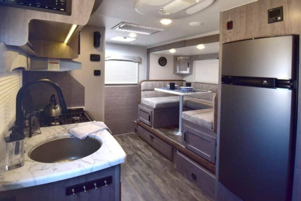 travel trailer interior