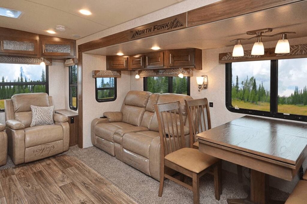 travel trailer interior