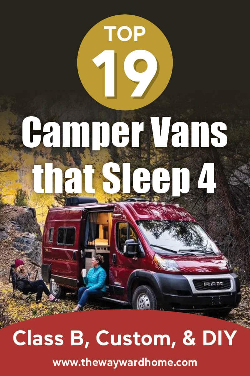 The Top 19 Camper Vans That Sleep 4