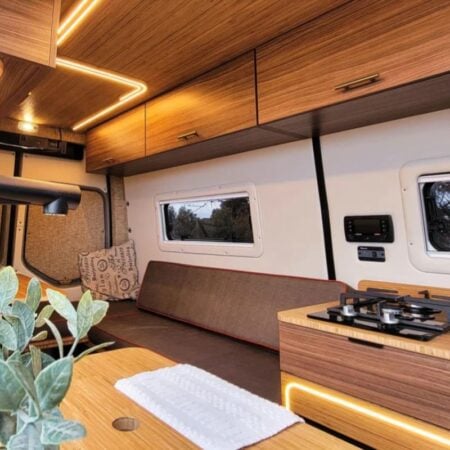 LED lighting in a campervan