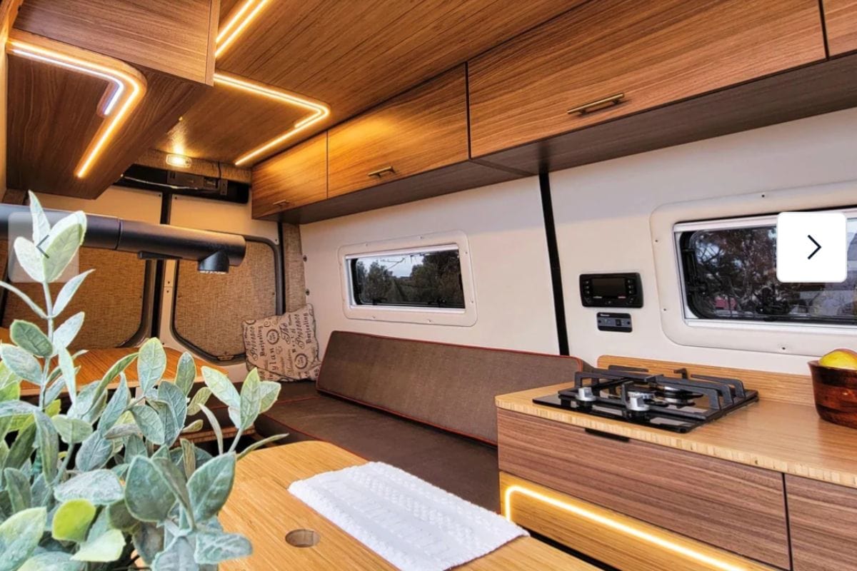 LED lighting in a campervan