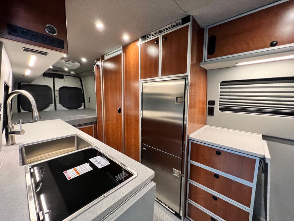 campervan interior by Sportsmobile