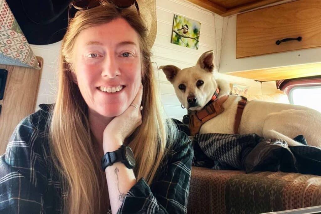 living in a van with my dog