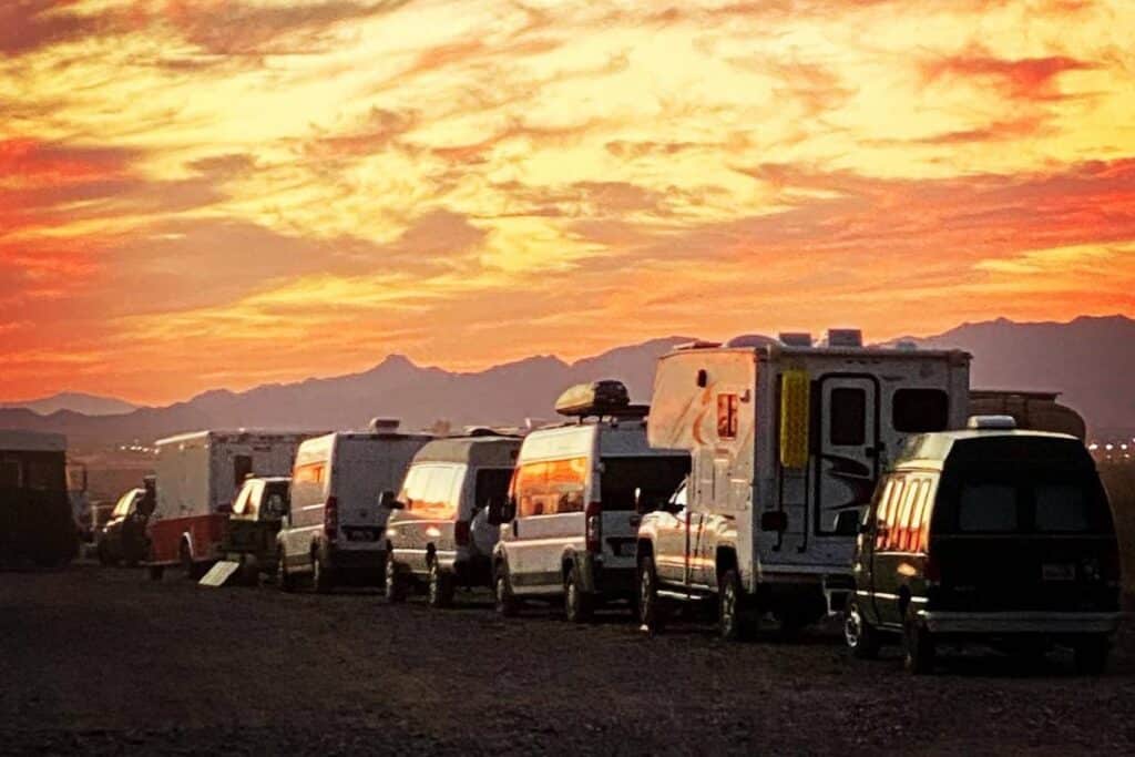 nomadic life in campervans