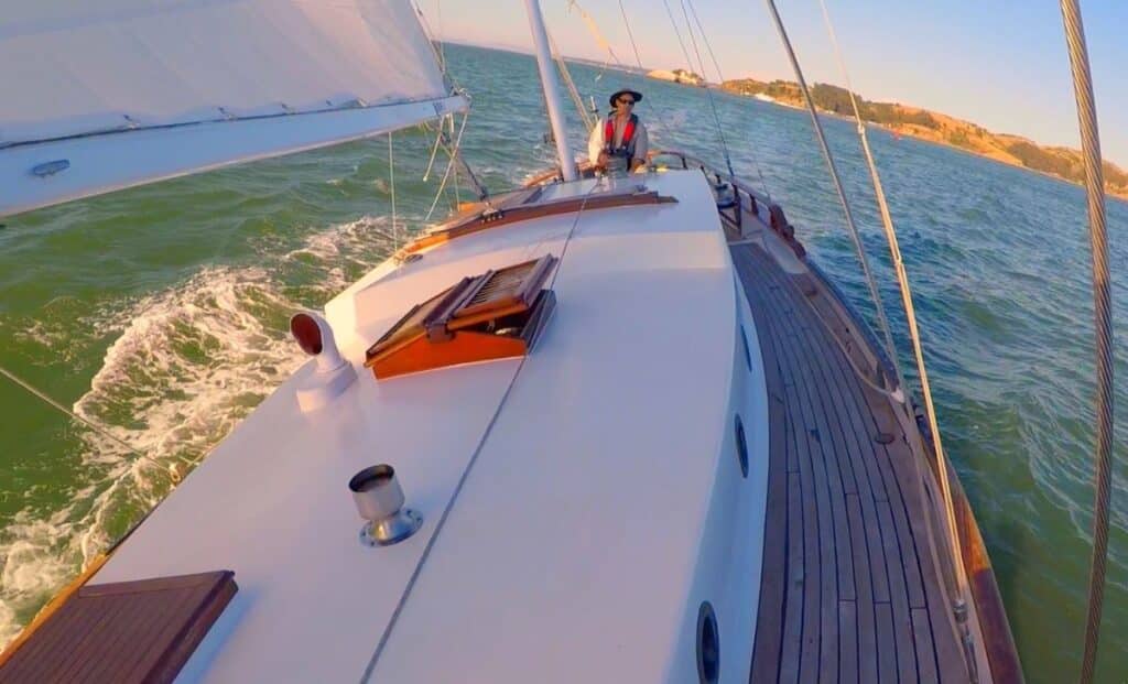 sailboat in the bay