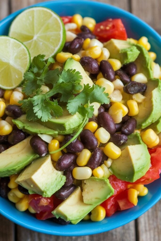 avocado black bean salad