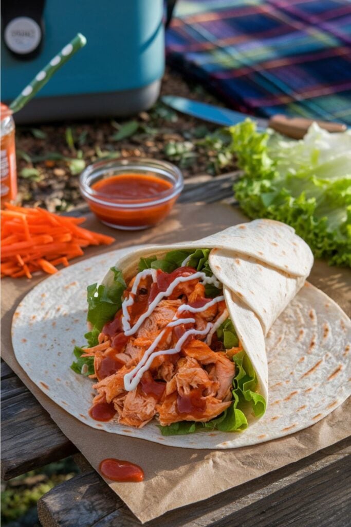 buffalo chicken wraps