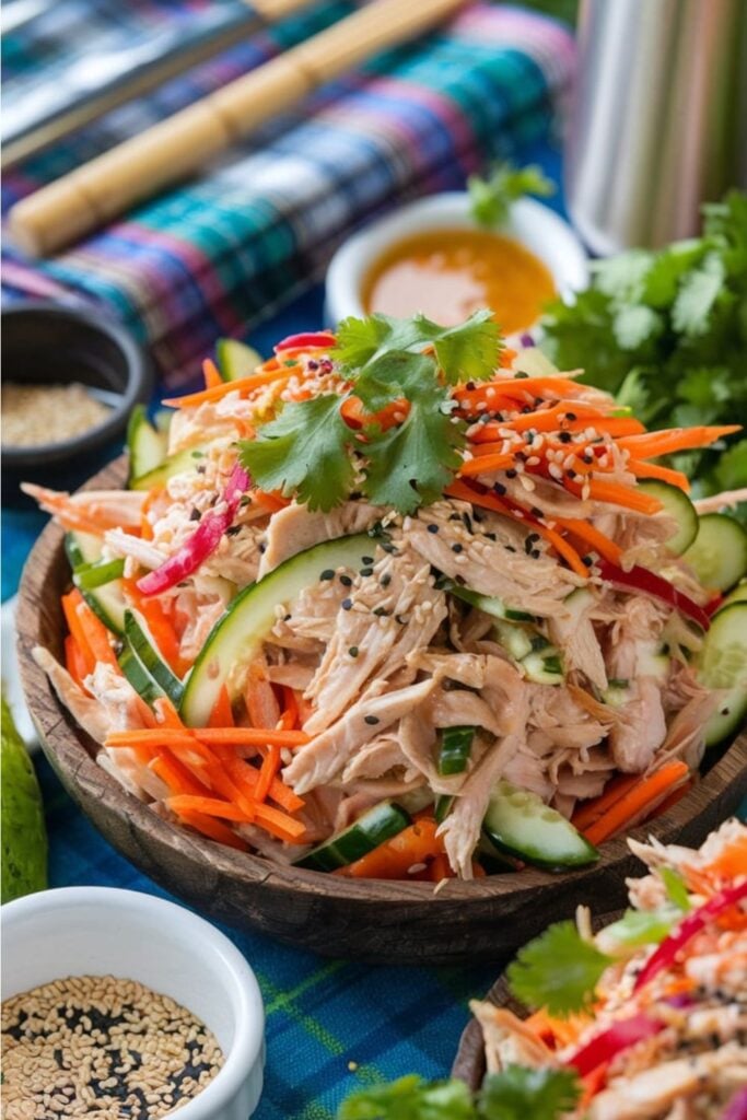 cold sesame chicken salad