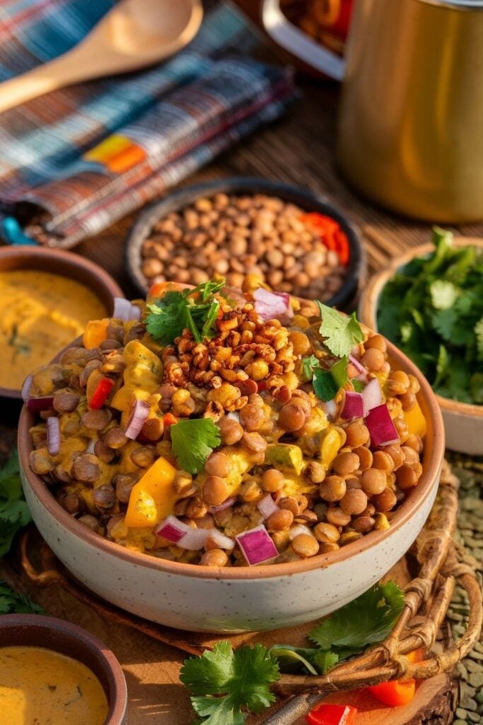 curried lentil salad