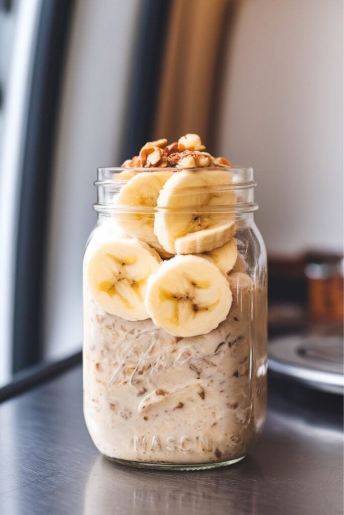 overnight oats with banana