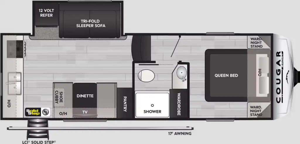 floor plan small fifth wheel camper