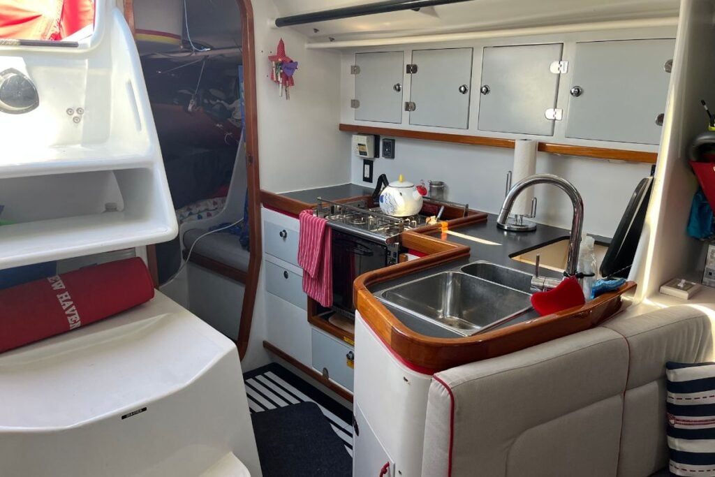 sailboat galley