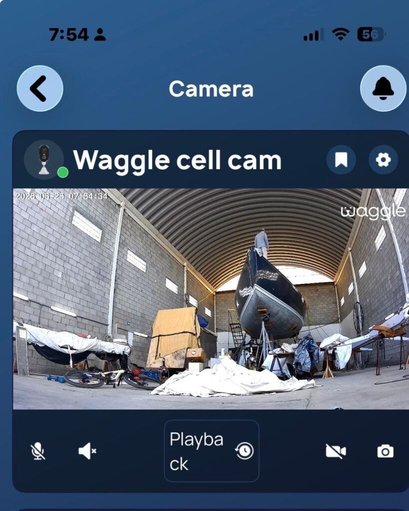 waggle cell cam view